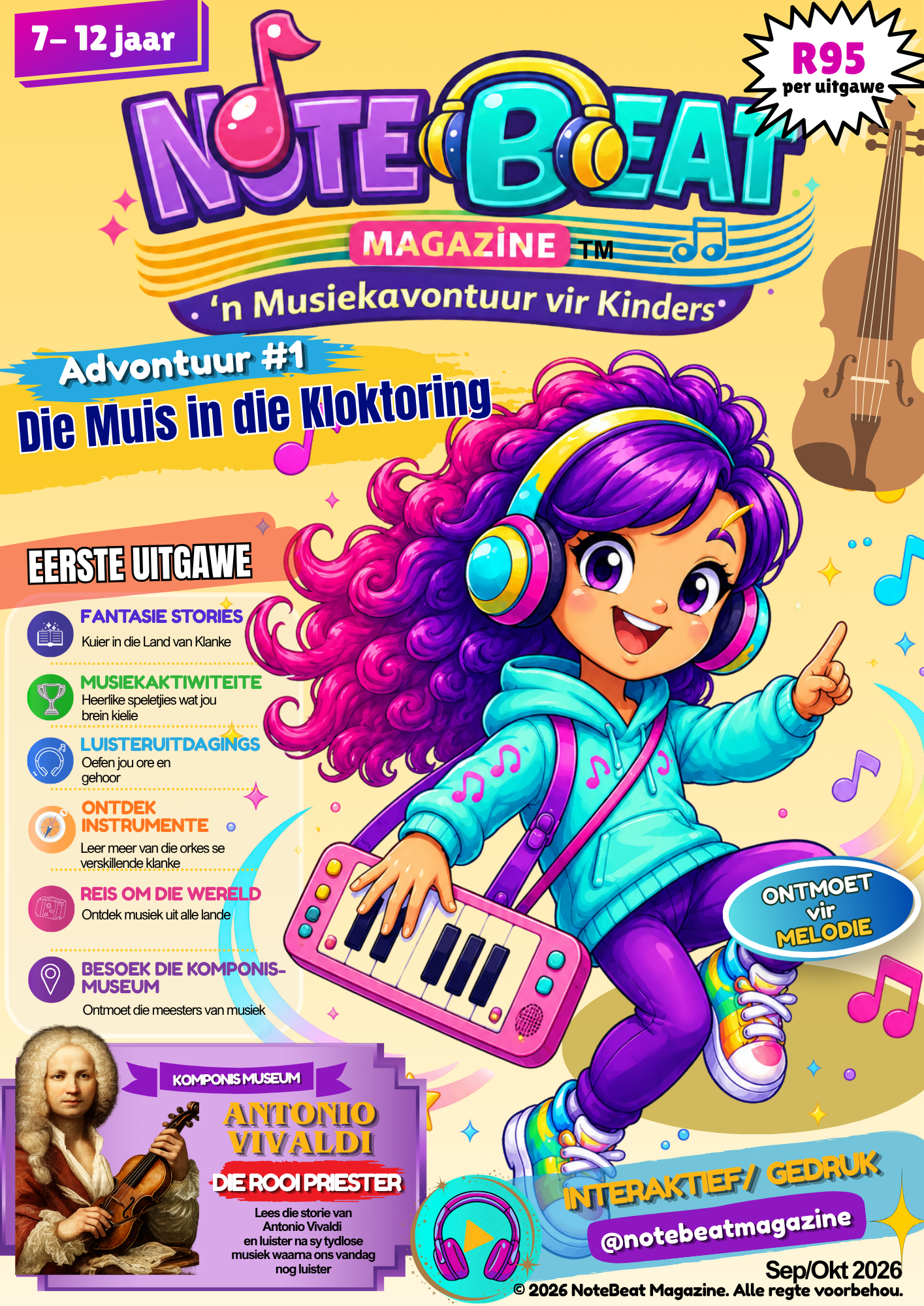 Avontuur 1: Die Muis in die kloktoring - NoteBeat MAGAZINE™ – Afrikaans (Tuisaflewering)