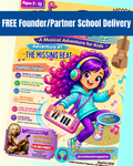 Adventure 1: The Missing Beat - NoteBeat MAGAZINE™ – English (FREE Founder/Partner School Delivery)